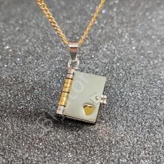 Kişiye Özel Sayfalı Kitap Kolye