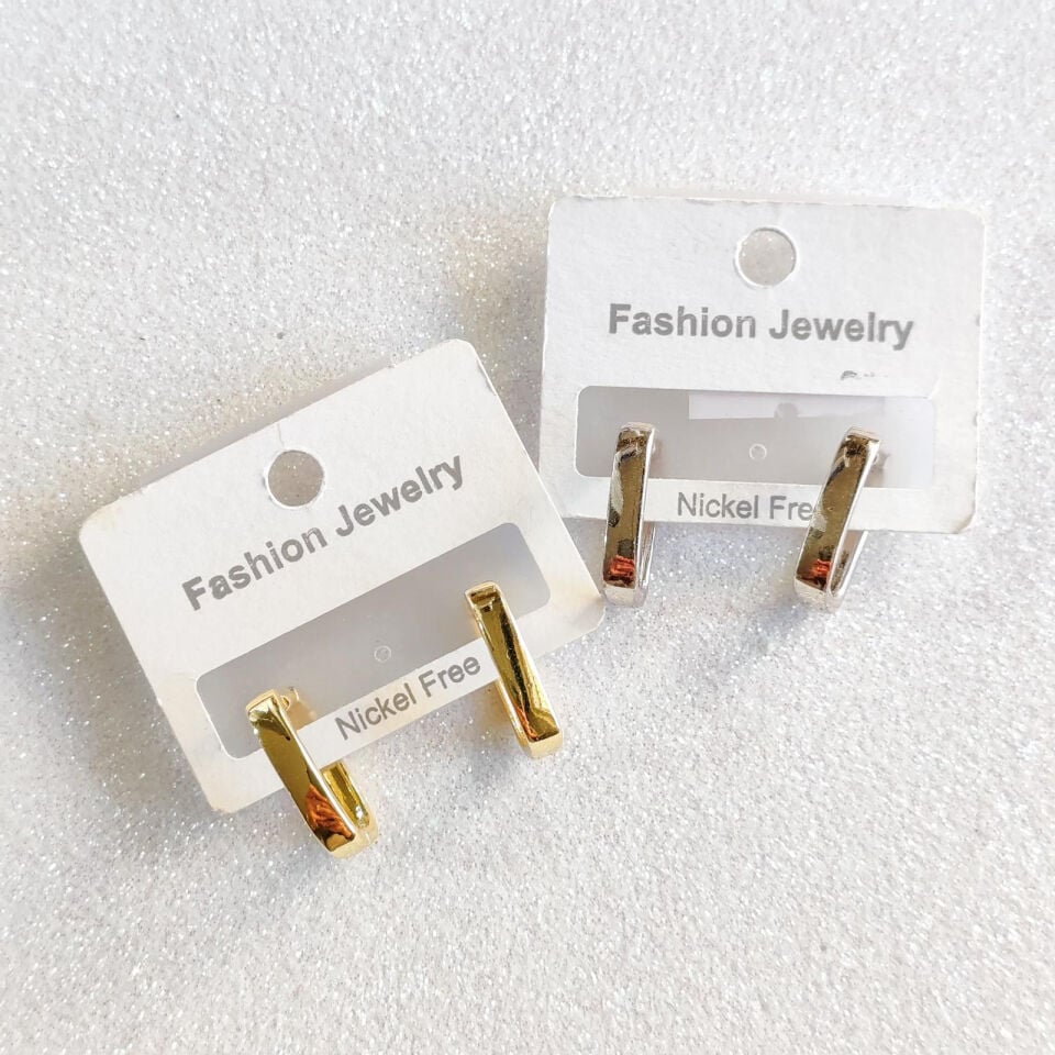 Dikdörtgen Halka Küpe