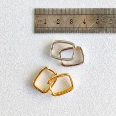 Dikdörtgen Halka Küpe