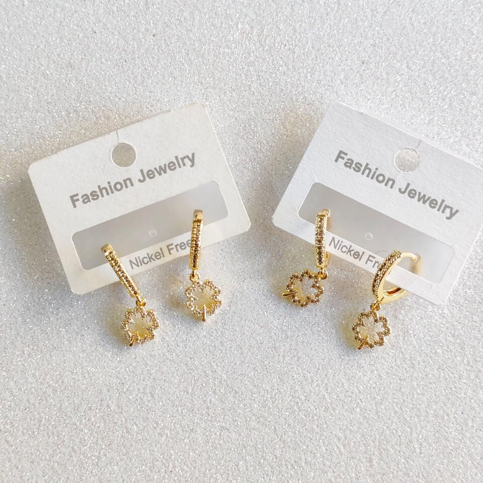 Luck Yonca Küpe - Şans Küpesi