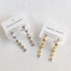 Sallantılı Yıldız Küpe