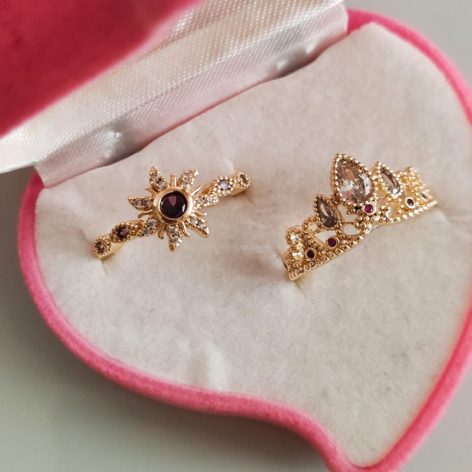 Rapunzel Crown & Güneş Yüzük